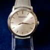 Reloj de caballero Audemars Piguet, modelo Jules, esfera color plata de 41 mm con correa gris de piel genuina, año 2014. Full set (caja y documentos originales).